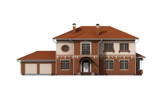 285-001-Л Проект двухэтажного дома, гараж, классический загородный дом из кирпича Зеленодольск | Проекты домов от House Expert