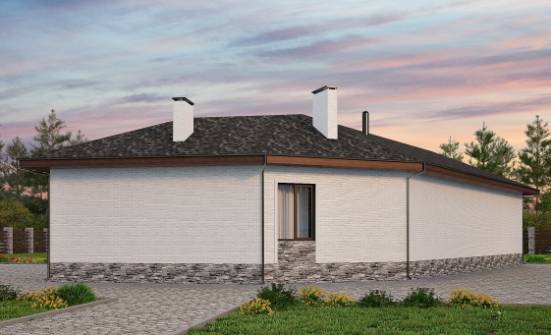 145-001-Л Проект бани из газосиликатных блоков Чистополь | Проекты домов от House Expert