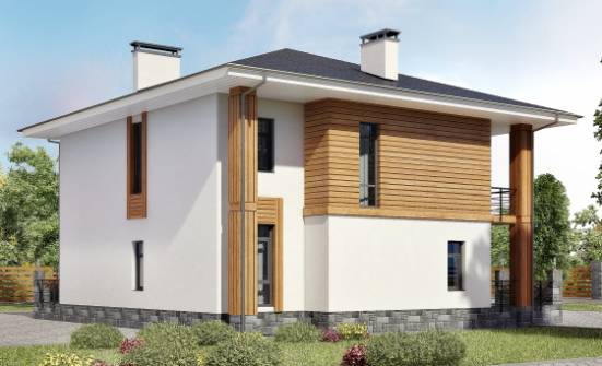 180-015-П Проект двухэтажного дома, компактный дом из блока Чистополь | Проекты домов от House Expert