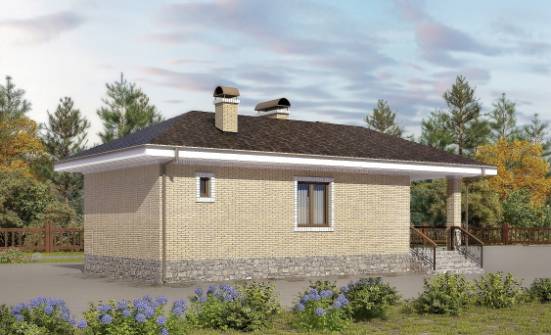 040-002-П Проект бани из пеноблока Зеленодольск | Проекты домов от House Expert