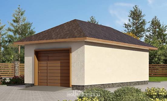 040-001-П Проект гаража из газосиликатных блоков Агрыз | Проекты домов от House Expert