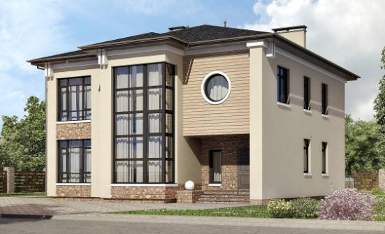 300-005-Л Проект двухэтажного дома, красивый домик из кирпича Елабуга | Проекты домов от House Expert