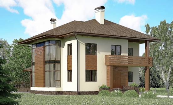 300-001-П Проект двухэтажного дома, огромный загородный дом из кирпича Азнакаево | Проекты домов от House Expert