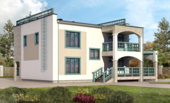 150-010-П Проект двухэтажного дома, недорогой коттедж из кирпича Мамадыш | Проекты домов от House Expert
