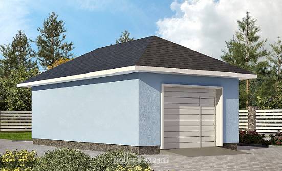 040-001-Л Проект гаража из арболита Альметьевск | Проекты домов от House Expert