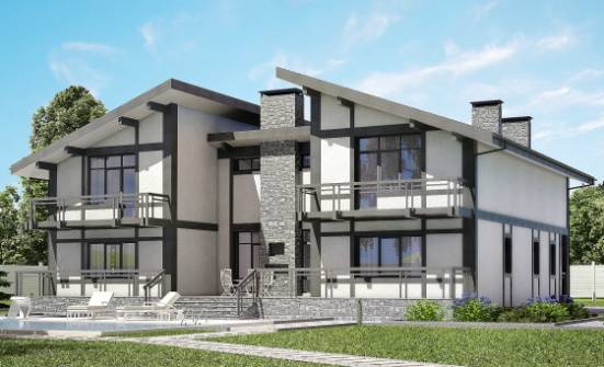 280-002-П Проект двухэтажного дома с мансардой, бюджетный коттедж из кирпича Набережные Челны | Проекты домов от House Expert