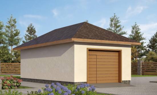 040-001-П Проект гаража из газосиликатных блоков Агрыз | Проекты одноэтажных домов от House Expert