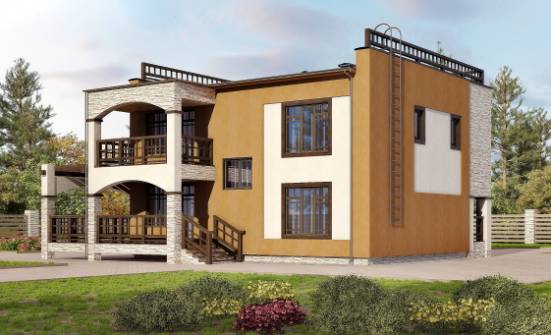 150-010-Л Проект двухэтажного дома, простой дом из кирпича Чистополь | Проекты домов от House Expert