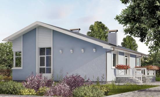 110-003-Л Проект одноэтажного дома, бюджетный коттедж из поризованных блоков Нижнекамск | Проекты домов от House Expert