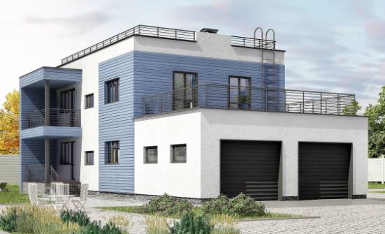 180-012-Л Проект двухэтажного дома, гараж, уютный дом из кирпича Бугульма | Проекты домов от House Expert