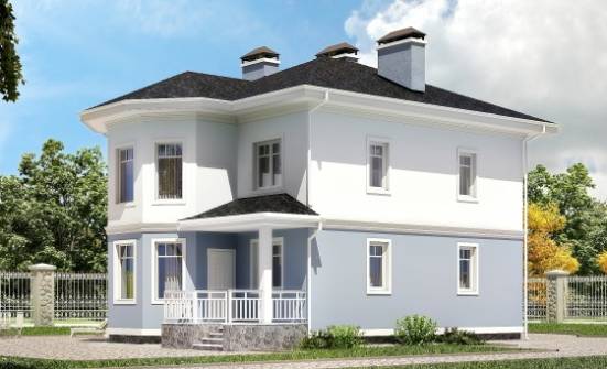 120-001-П Проект двухэтажного дома, уютный домик из газосиликатных блоков Заинск | Проекты домов от House Expert