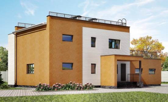 180-012-П Проект двухэтажного дома, гараж, простой дом из кирпича Чистополь | Проекты домов от House Expert