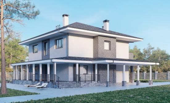 250-004-Л Проект двухэтажного дома, уютный коттедж из газосиликатных блоков Бугульма | Проекты домов от House Expert