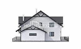 290-003-П Проект двухэтажного дома с мансардным этажом, просторный дом из пеноблока Зеленодольск, House Expert