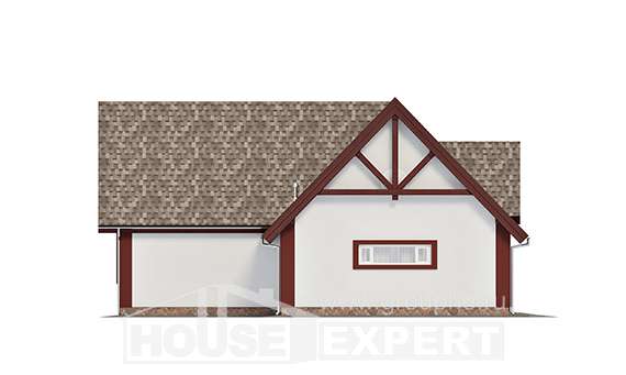 145-002-Л Проект гаража из теплоблока Чистополь, House Expert