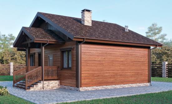 065-001-П Проект бани из твинблока Зеленодольск | Проекты домов от House Expert