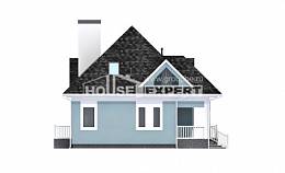 110-001-Л Проект двухэтажного дома с мансардой, современный дом из керамзитобетонных блоков Бугульма, House Expert