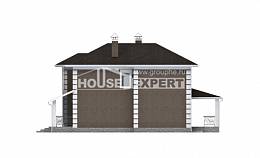 185-002-П Проект двухэтажного дома, современный дом из пеноблока Нижнекамск, House Expert