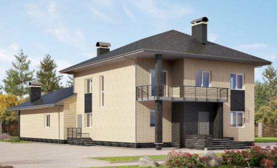 305-003-Л Проект двухэтажного дома, просторный домик из газобетона Агрыз | Проекты домов от House Expert