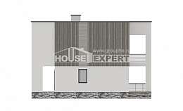150-017-П Проект двухэтажного дома, современный дом из газосиликатных блоков Набережные Челны, House Expert