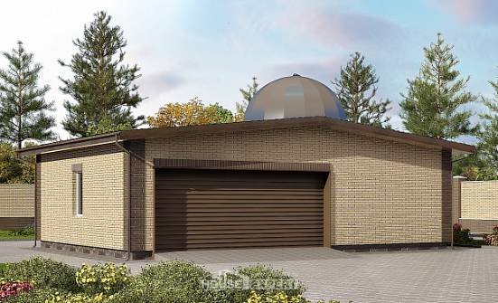075-001-Л Проект гаража из кирпича Лениногорск | Проекты домов от House Expert