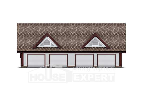 145-002-Л Проект гаража из арболита Чистополь, House Expert