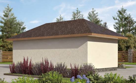 040-001-П Проект гаража из твинблока Бугульма | Проекты домов от House Expert